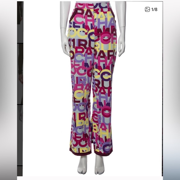 CHANEL Multicolor Matching Coat & Pants Set - Picture 4 of 13